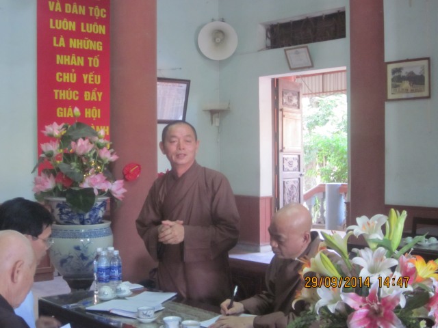 Thái Bình: Họp Thường trực BTS triển khai Giới đàn 2014