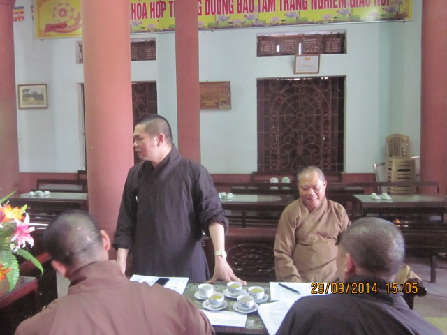 Thái Bình: Họp Thường trực BTS triển khai Giới đàn 2014