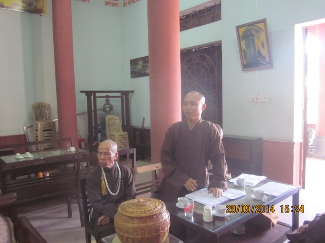 Thái Bình: Họp Thường trực BTS triển khai Giới đàn 2014