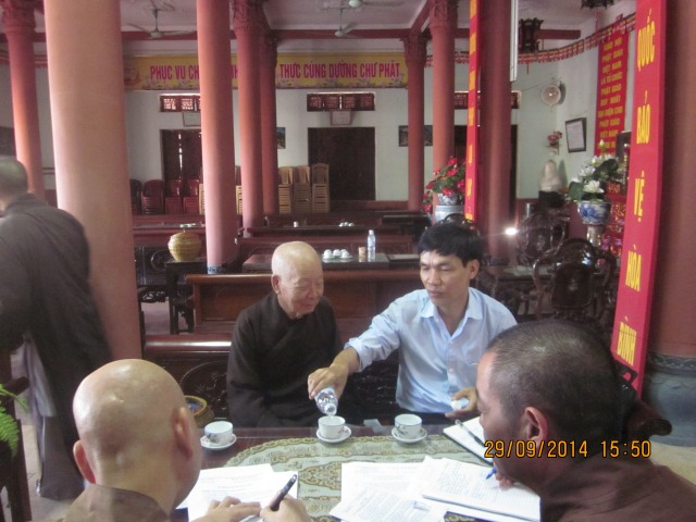 Thái Bình: Họp Thường trực BTS triển khai Giới đàn 2014