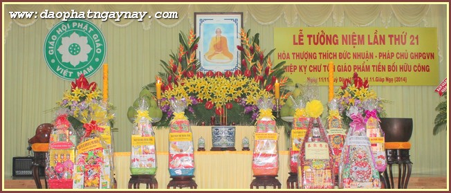 Tưởng niệm lần thứ 21 HT. Thích Đức Nhuận và hiệp kỵ Chư Tôn Giáo phẩm tiền bối hữu công