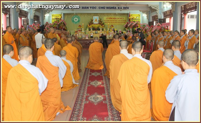 Tưởng niệm lần thứ 21 HT. Thích Đức Nhuận và hiệp kỵ Chư Tôn Giáo phẩm tiền bối hữu công