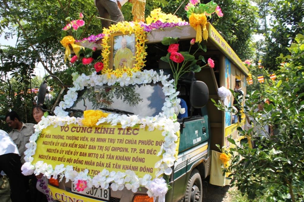 Đồng Tháp: Lễ Truy Điệu Hỏa Táng  Cố HT. Thích Viên Minh