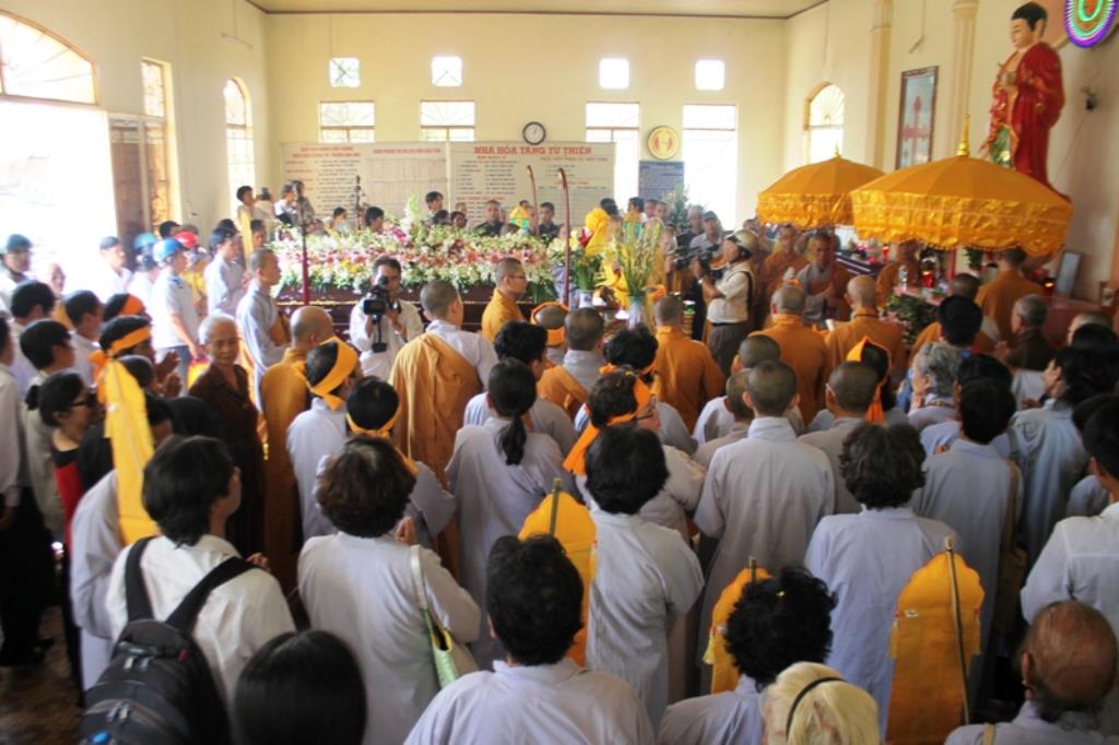 Đồng Tháp: Lễ Truy Điệu Hỏa Táng  Cố HT. Thích Viên Minh