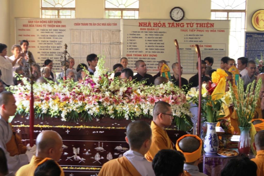 Đồng Tháp: Lễ Truy Điệu Hỏa Táng  Cố HT. Thích Viên Minh