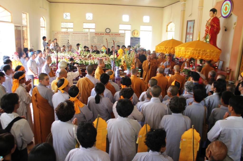 Đồng Tháp: Lễ Truy Điệu Hỏa Táng  Cố HT. Thích Viên Minh