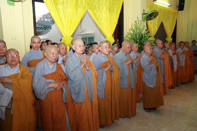 TP.HCM: Lễ nhập kim quan cố HT. Thích Như Thọ