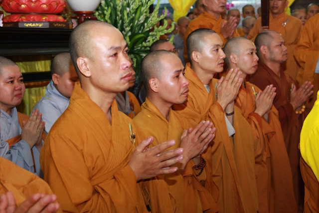 TP.HCM: Lễ nhập kim quan cố HT. Thích Như Thọ