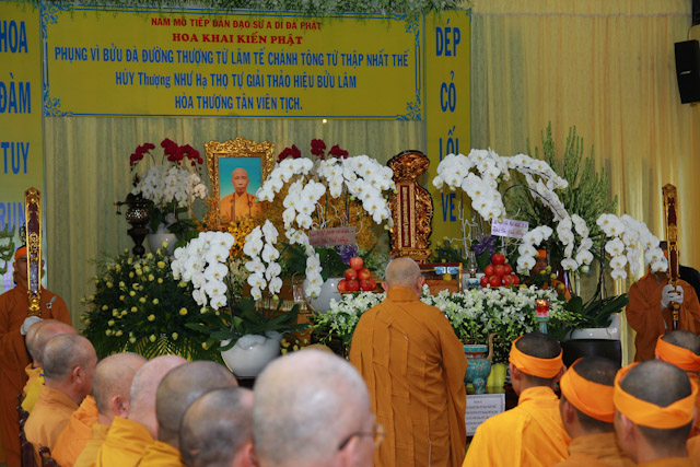 TP.HCM: Lễ Tưởng niệm và Di quan cố HT.Thích Như Thọ
