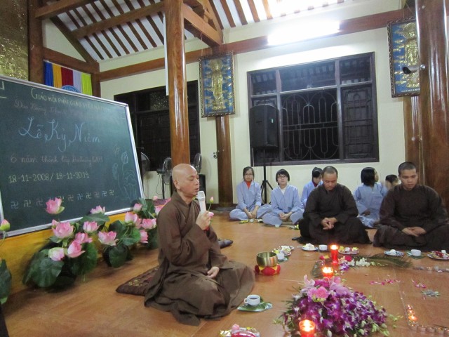 Thái Bình: Đạo tràng Thanh niên Phật tử Từ Xuyên tổ chức lễ chu niên lần thứ 6