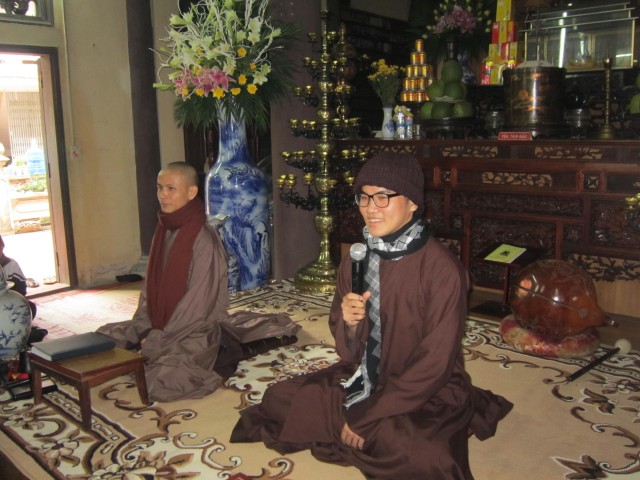 Thái Bình: Gần 200 người khuyết tật về chùa Từ Xuyên dự khóa tu