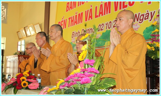 Ban Hướng Dẫn Phật Tử Trung Ương Đến Thăm & Làm Việc