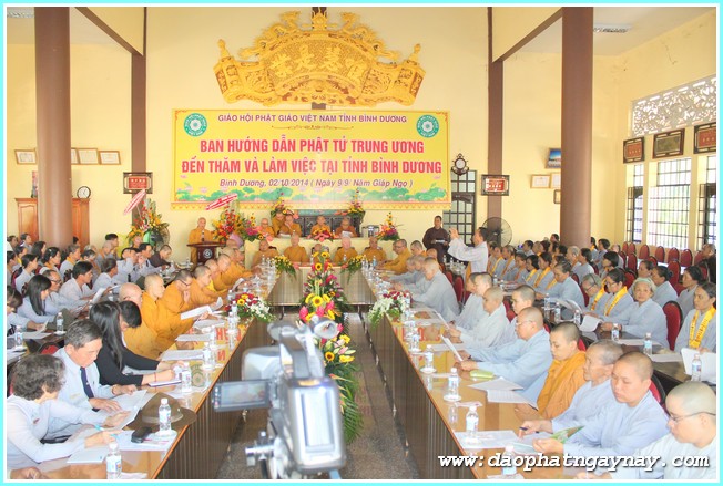 Ban Hướng Dẫn Phật Tử Trung Ương Đến Thăm & Làm Việc