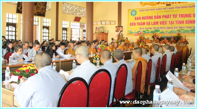 Ban Hướng Dẫn Phật Tử Trung Ương Đến Thăm & Làm Việc