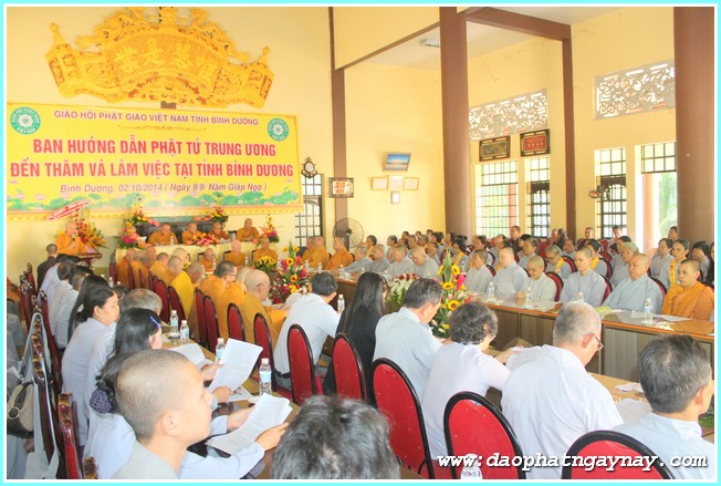 Ban Hướng Dẫn Phật Tử Trung Ương Đến Thăm & Làm Việc