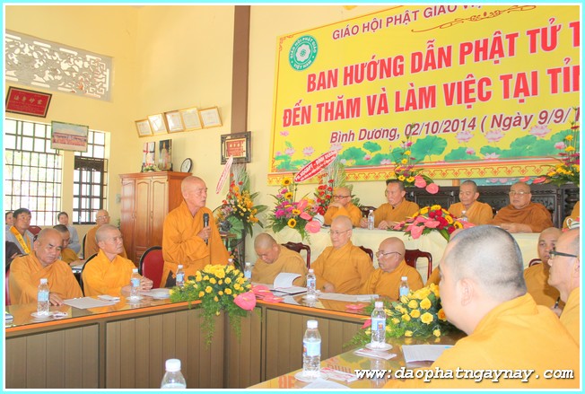 Ban Hướng Dẫn Phật Tử Trung Ương Đến Thăm & Làm Việc