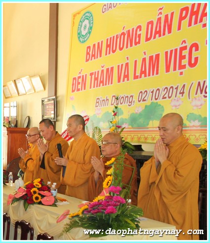 Ban Hướng Dẫn Phật Tử Trung Ương Đến Thăm & Làm Việc