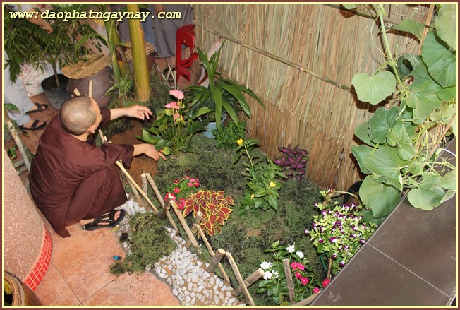 Chùm ảnh: Sẵn sàng cho lễ kỷ niệm 25 năm thành lập Trường Trung Cấp Phật Học TP. HCM (1989 - 2014)