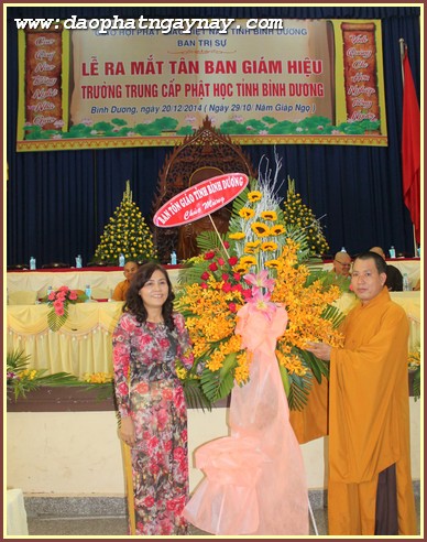 Bình Dương: Lễ Ra Mắt Tân Ban Giám Giám Hiệu Trường Trung Cấp Phật Học Tỉnh Bình Dương