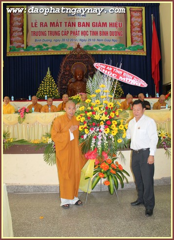 Bình Dương: Lễ Ra Mắt Tân Ban Giám Giám Hiệu Trường Trung Cấp Phật Học Tỉnh Bình Dương