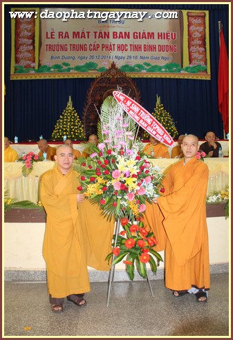 Bình Dương: Lễ Ra Mắt Tân Ban Giám Giám Hiệu Trường Trung Cấp Phật Học Tỉnh Bình Dương