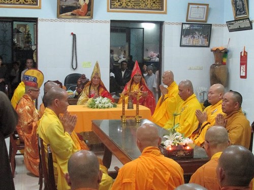 Lễ nhập kim quan cố trưởng lão hòa thượng Thích Pháp Chiếu