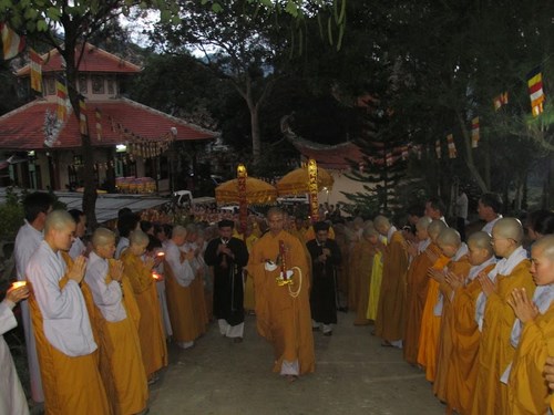 Lễ nhập kim quan cố trưởng lão hòa thượng Thích Pháp Chiếu