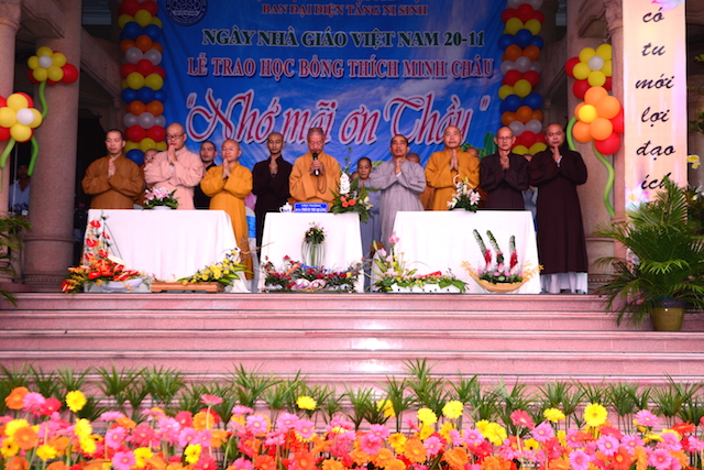 TP.HCM: Lễ tri ân và cấp học bổng Thích Minh Châu