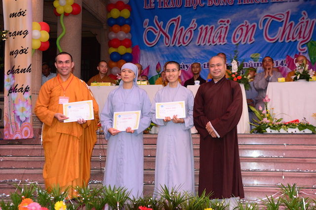TP.HCM: Lễ tri ân và cấp học bổng Thích Minh Châu