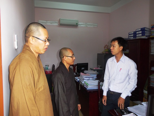 Khánh Hòa: Gặp gở quý Thầy trú trì chùa Trường Sa Lớn