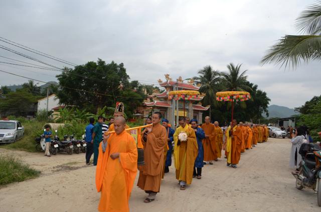 Khánh Hòa: Lễ Cung tống kim quan HT.Thích Trí Hải Trà tỳ