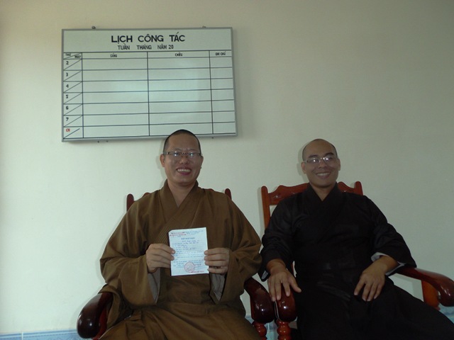 Khánh Hòa: Gặp gở quý Thầy trú trì chùa Trường Sa Lớn