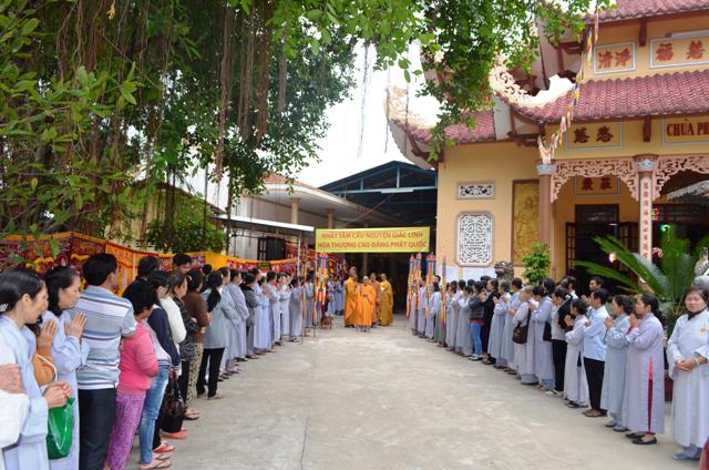 Khánh Hòa: Lễ Cung tống kim quan HT.Thích Trí Hải Trà tỳ