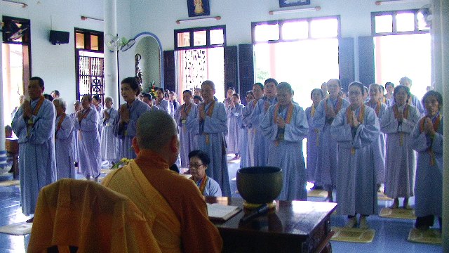 Khánh Hòa: Khóa tu thọ bát quan trai tại chùa Đức Hòa