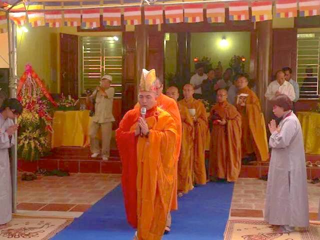 Lễ quy y tại chùa Thanh Sơn Vĩnh Phúc