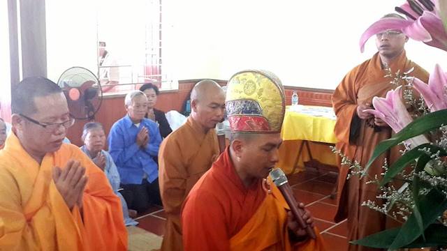 Lễ quy y tại chùa Thanh Sơn Vĩnh Phúc