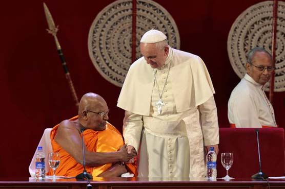 Sri Lanka: Đức Giáo Hoàng viếng thăm một ngôi Chùa Phật giáo tại Thủ đô Colombo
