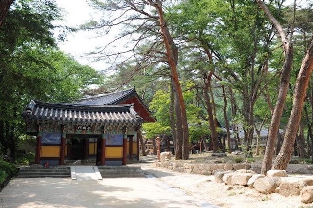 Hàn Quốc: Đông Quốc đệ nhất Già lam Huỳnh Hạt Sơn môn Trực Chỉ Tự  (동국제일가람-東國第一伽藍)