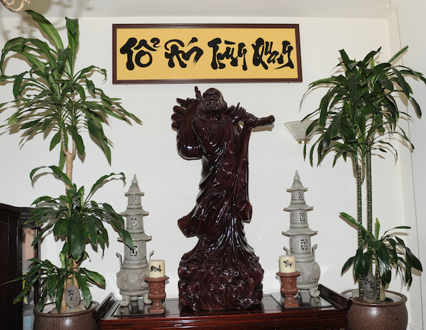 Thiền viện Vô Ưu, California, Hoa Kỳ -  điểm đến đầu năm 2015 của hai nhà thư pháp  Thích Giác Thiện, Thích Nhuận Pháp.