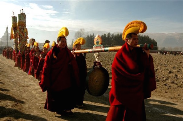 Chùm ảnh Lễ hội tổ Monlam Phật giáo Tây Tạng 2015