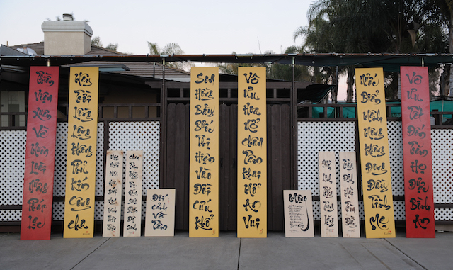 Thiền viện Vô Ưu, California, Hoa Kỳ -  điểm đến đầu năm 2015 của hai nhà thư pháp  Thích Giác Thiện, Thích Nhuận Pháp.