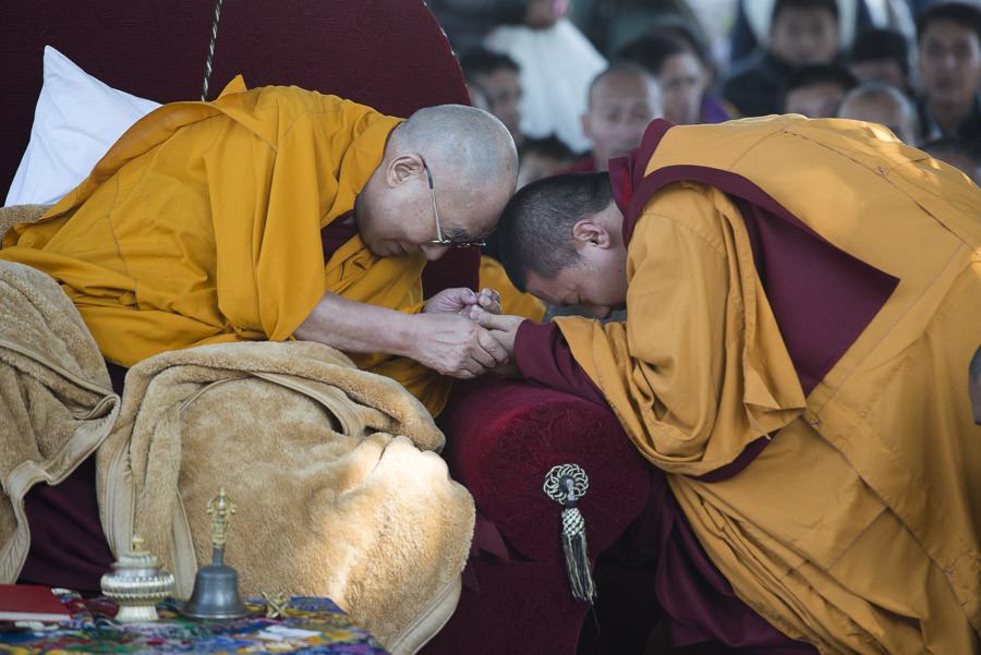 Ấn Độ: Chùm ảnh đức Đạt Lai Lạt Ma viếng thăm Di tích Sankisa, bang Uttar Pradesh
