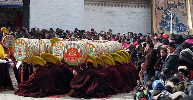 Chùm ảnh Lễ hội tổ Monlam Phật giáo Tây Tạng 2015