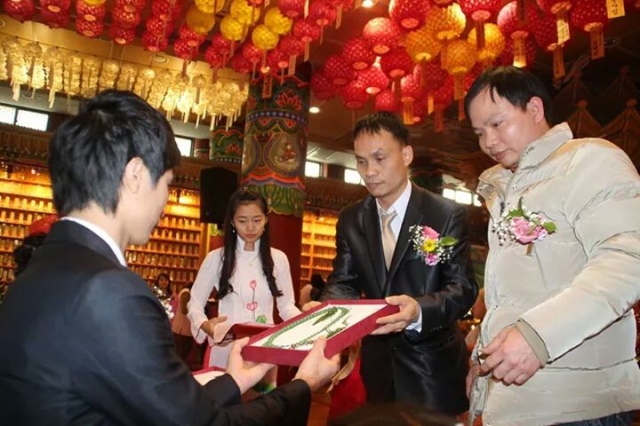 Hàn Quốc: Chùm ảnh đám cưới truyền thống Việt tại Trung tâm Quốc tế Thiền viện