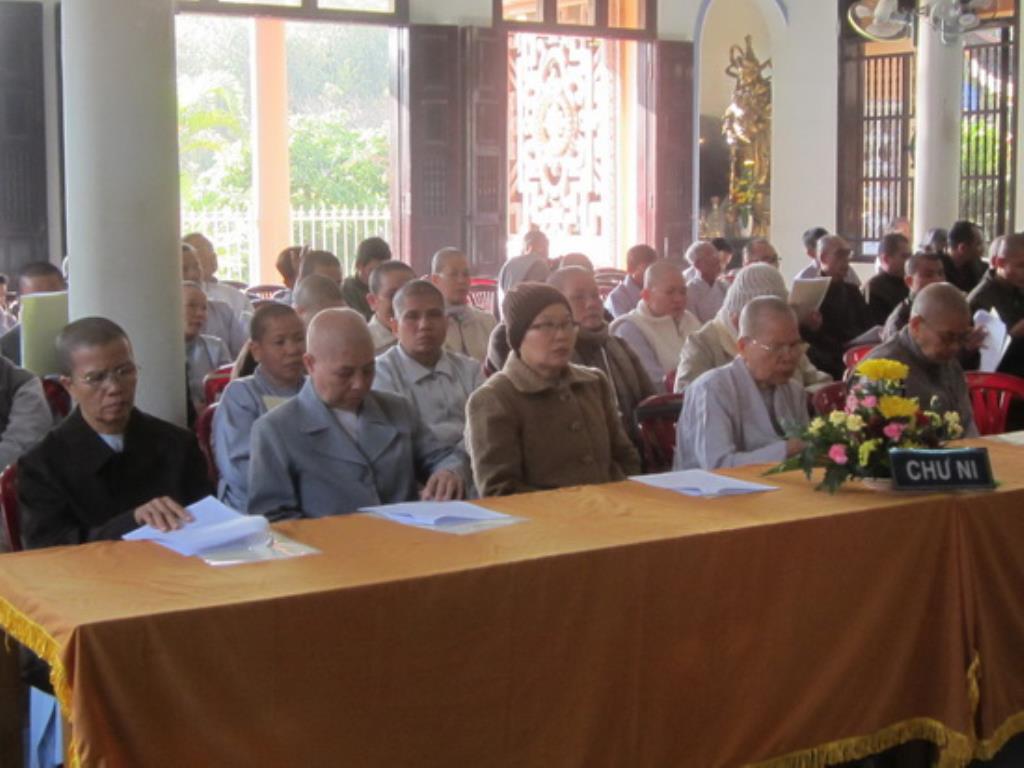 BTS GHPGVN  thị xã Ninh Hòa tổng kết Phật sự 2014