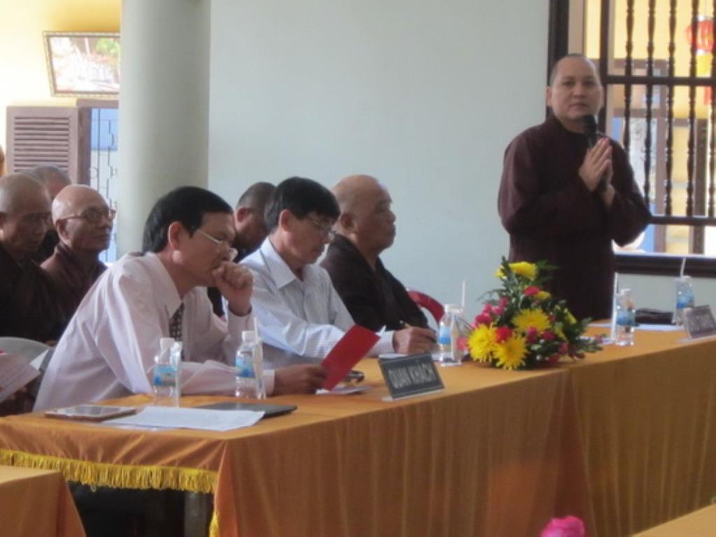 BTS GHPGVN  thị xã Ninh Hòa tổng kết Phật sự 2014