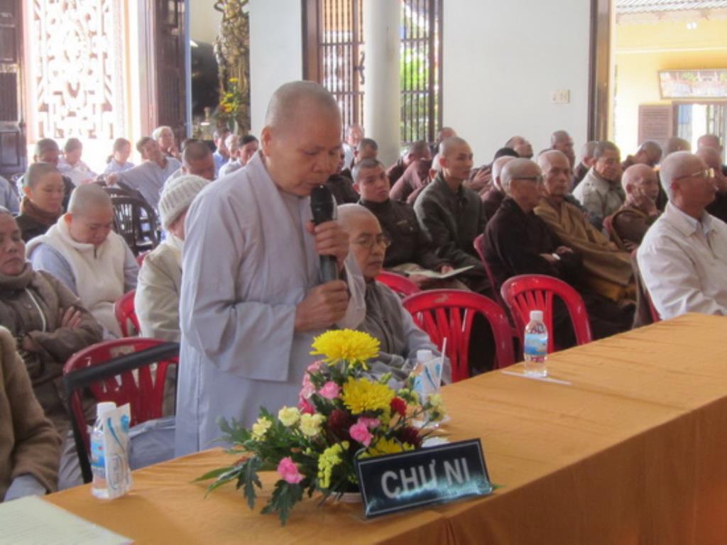 BTS GHPGVN  thị xã Ninh Hòa tổng kết Phật sự 2014