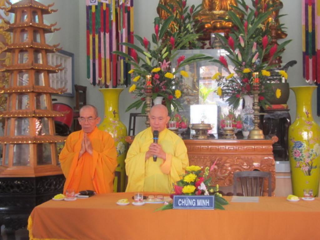 BTS GHPGVN  thị xã Ninh Hòa tổng kết Phật sự 2014