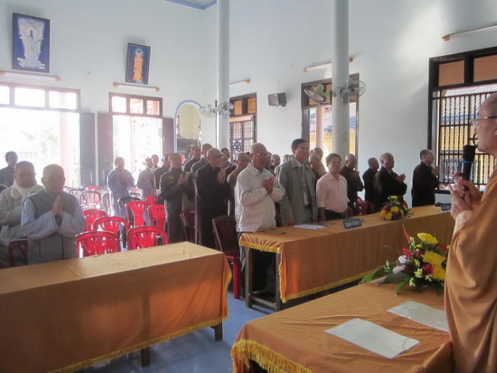 BTS GHPGVN  thị xã Ninh Hòa tổng kết Phật sự 2014