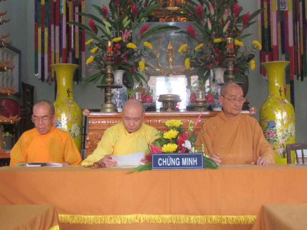 BTS GHPGVN  thị xã Ninh Hòa tổng kết Phật sự 2014